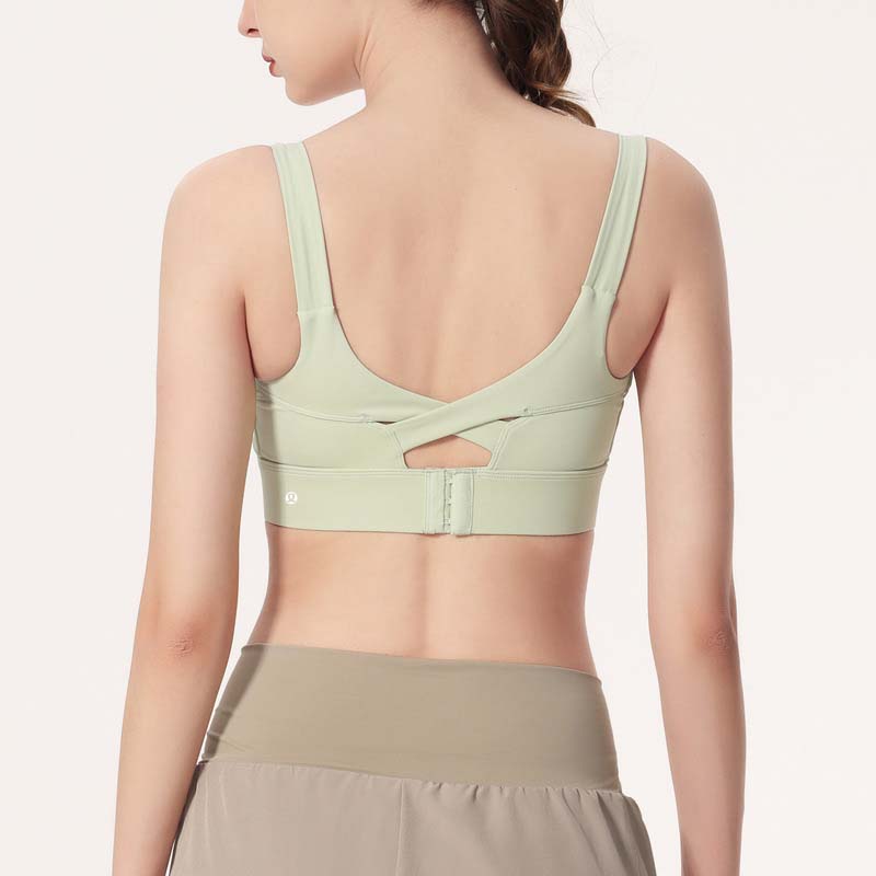 Lululemon sports bra training light pink yoga