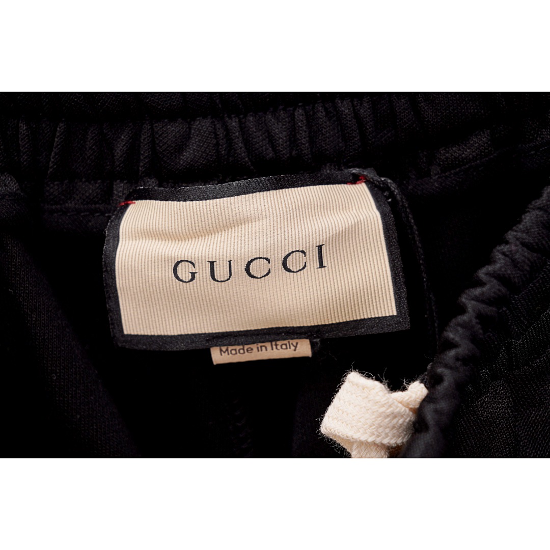 190 Gucci/古驰 19ss 侧边蛇纹短裤 CC-5605605618