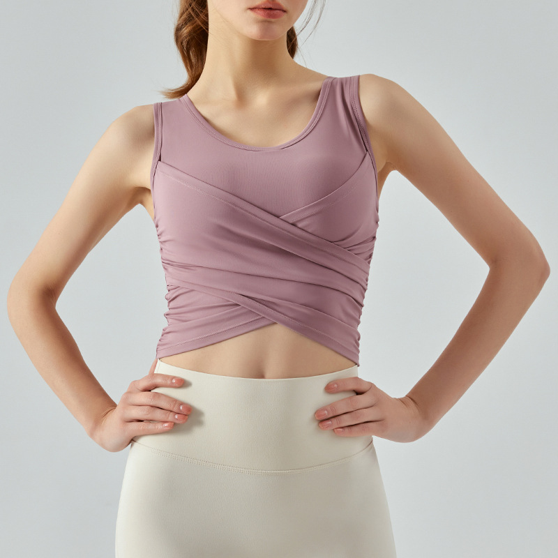 Lululemon tank yoga cream