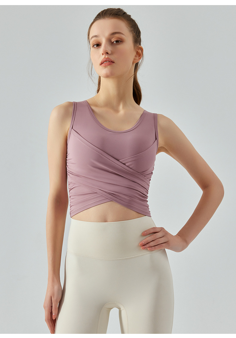 Lululemon tank yoga cream