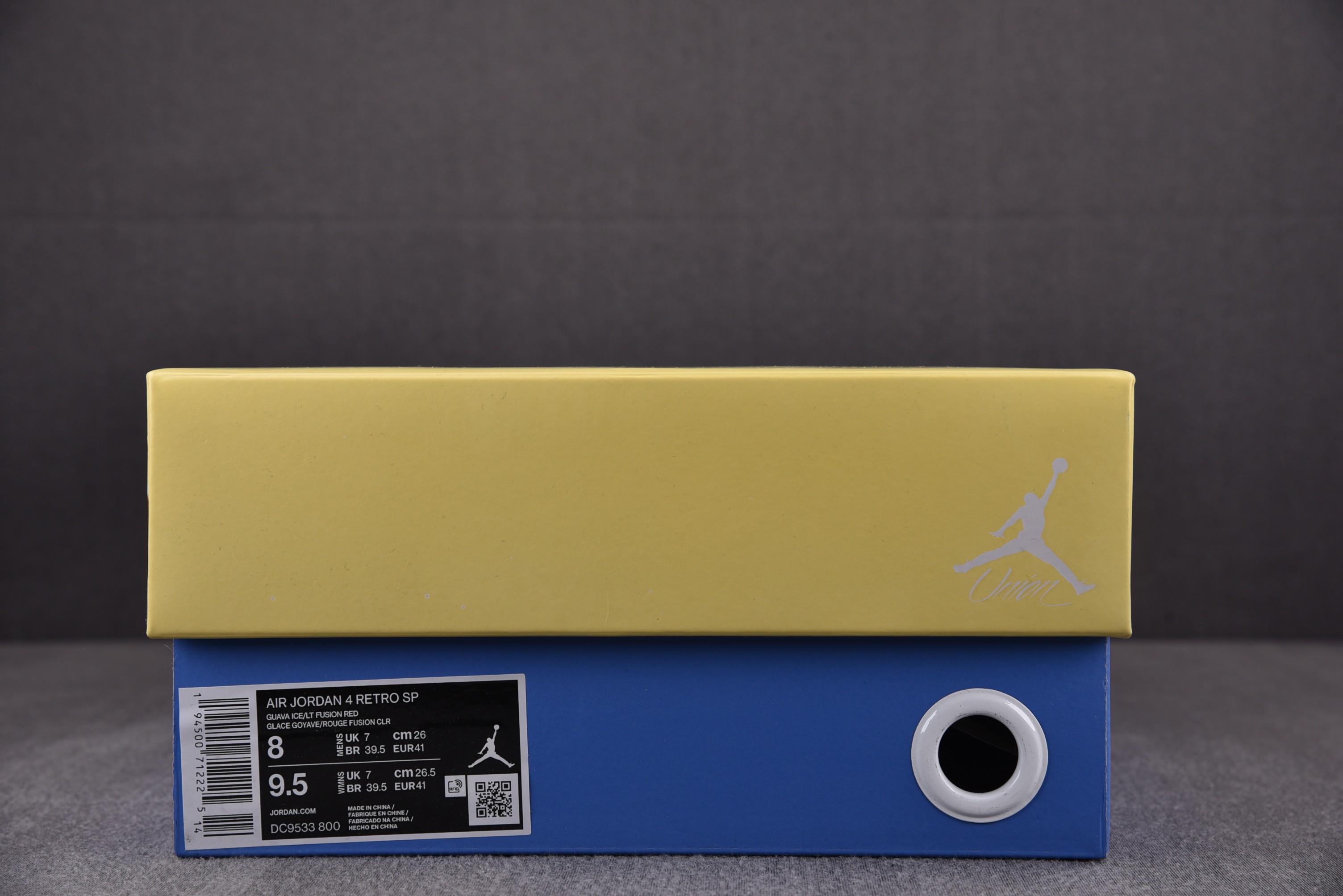 AJ4UN粉红蓝尺码40-48.5纯原版出品-外贸订单-UnionLAxAirJordan4RetroS