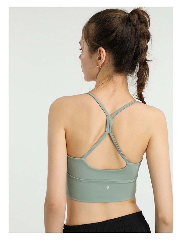 Lululemon sports bra yoga sage green