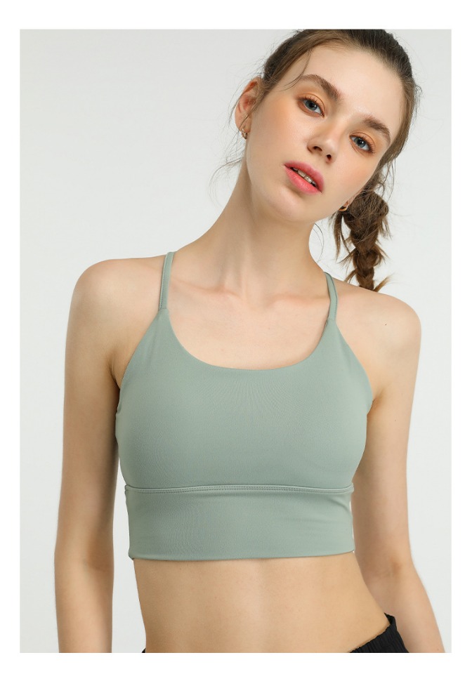 Lululemon sports bra yoga sage green