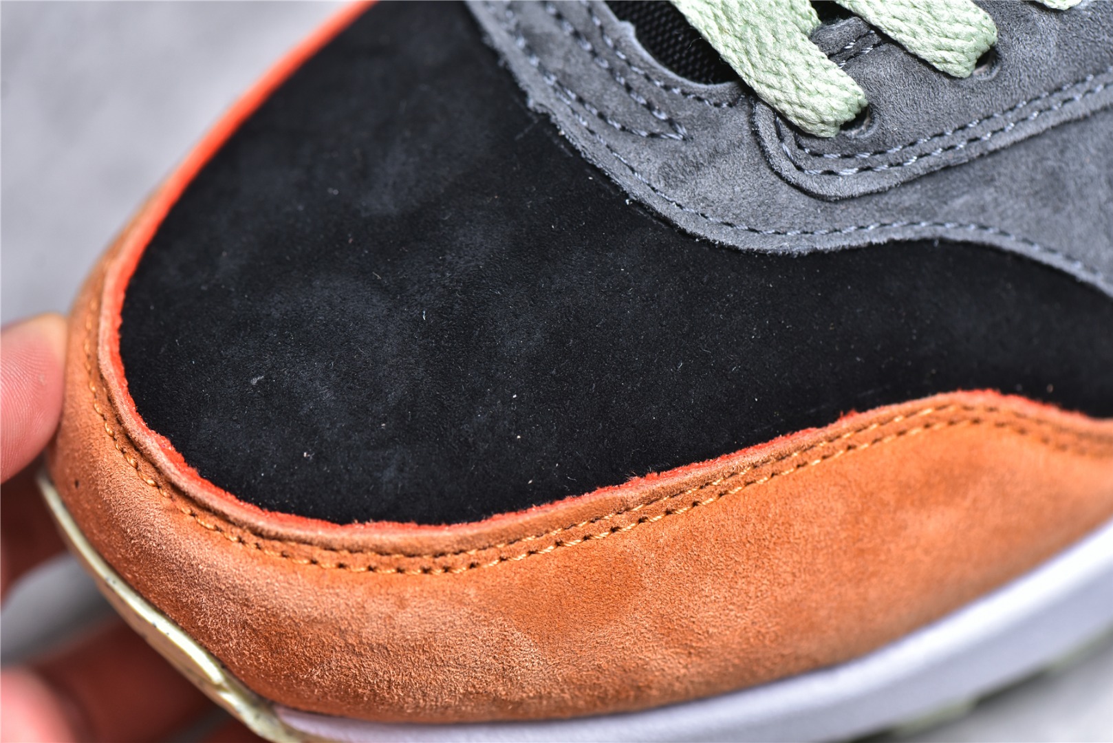 ▪️ Detalle de autenticación NK Air Max 1 pequeño air bag patito feo zapatillas de running casual retro