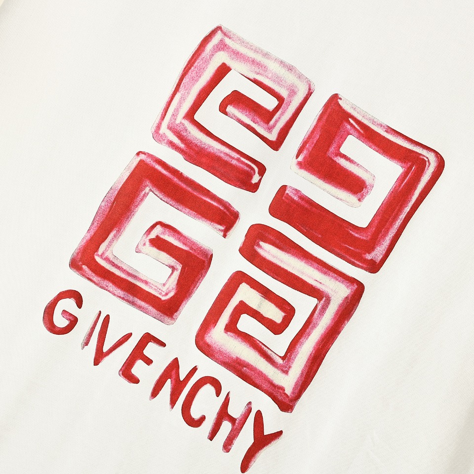 180 GIVENCHY/纪梵希 彩绘字母印花圆领短袖