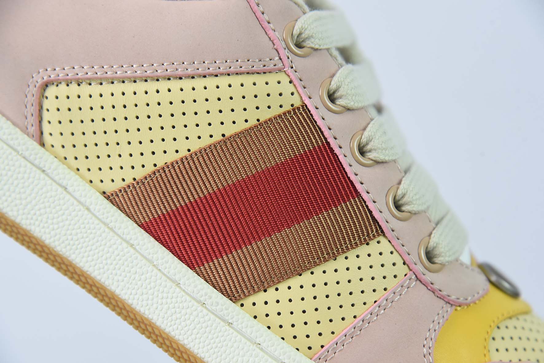 Gucci Distressed Screener sneaker古驰小脏鞋系列