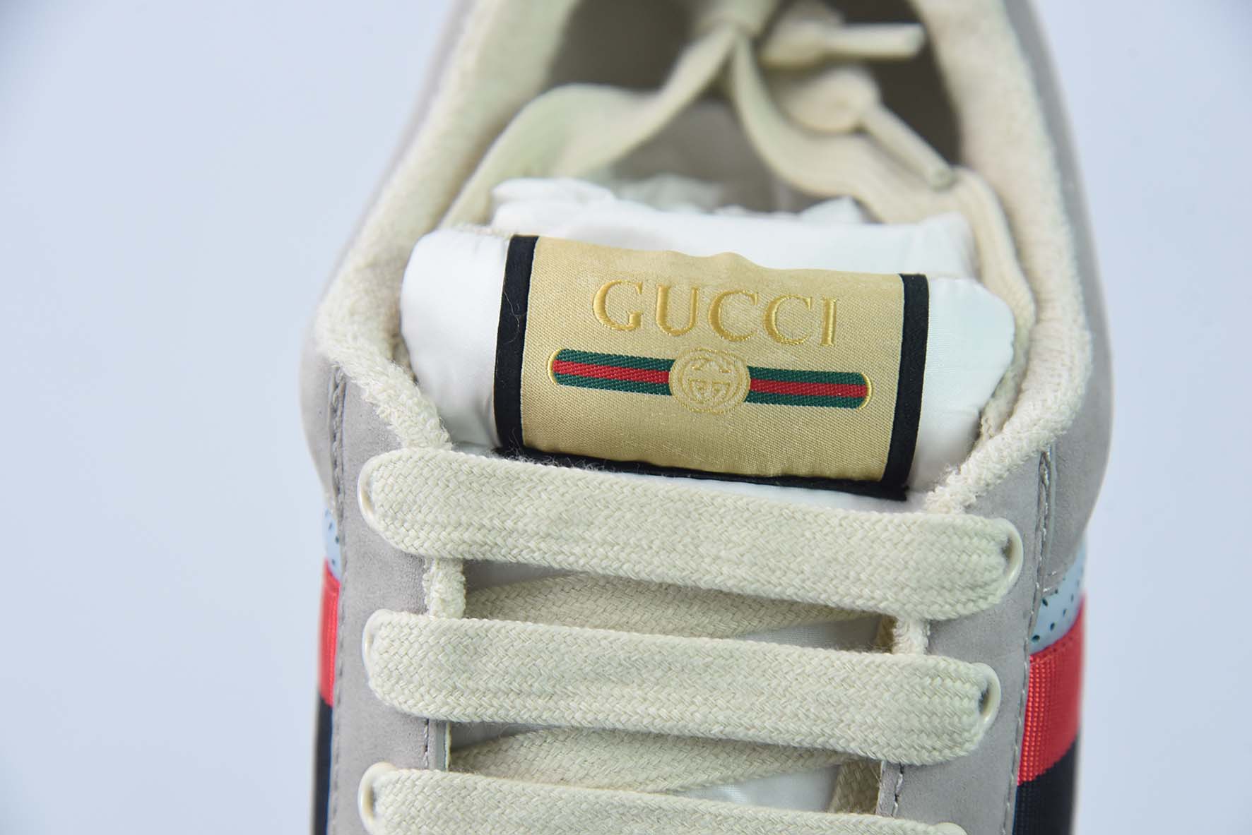 Gucci Distressed Screener sneaker古驰小脏鞋系列