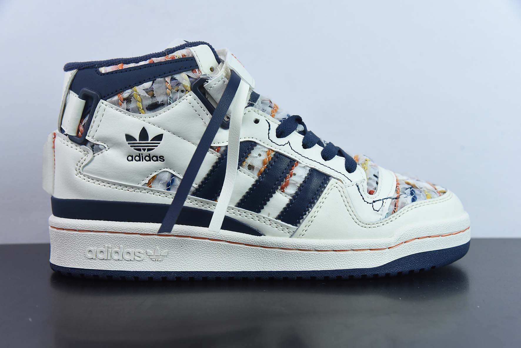 Adidas Originals  Forum 84 High 斑斓 复古高帮百搭潮流休闲运动板鞋。货号：GX3958