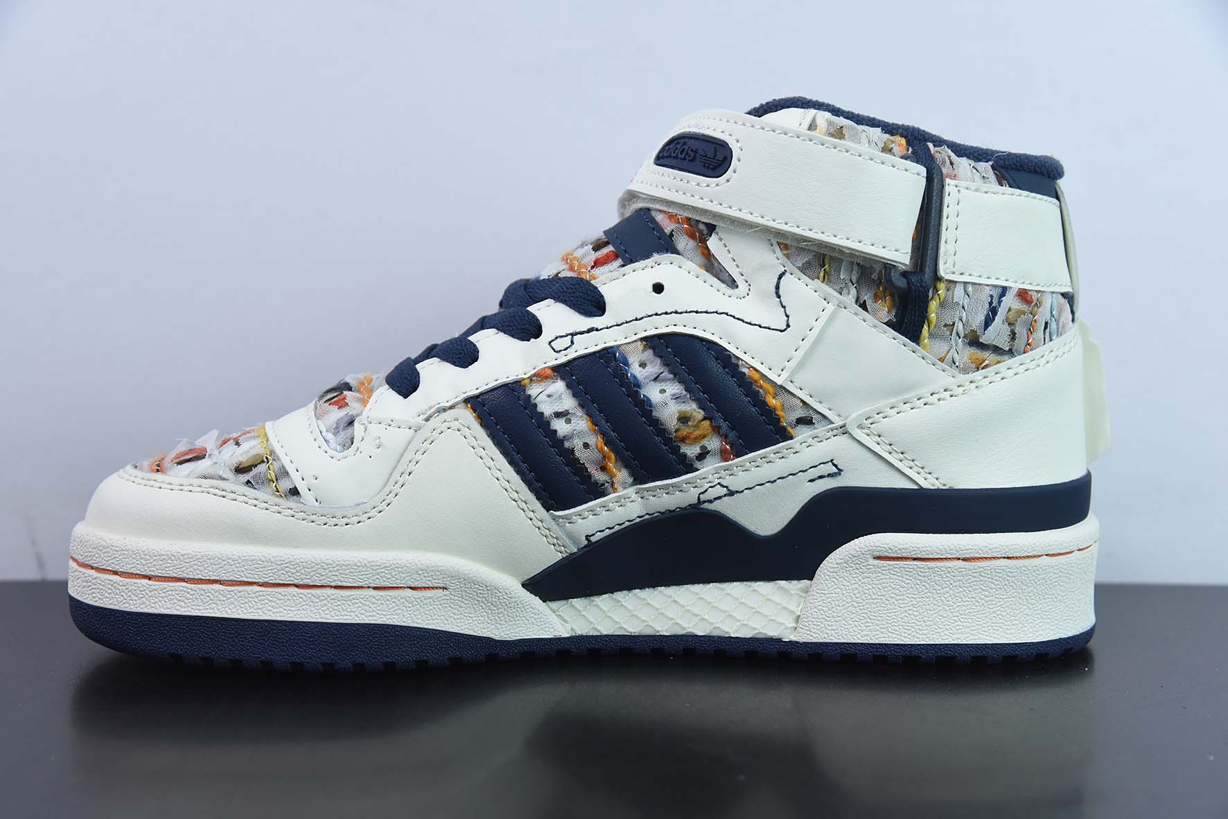 Adidas Originals  Forum 84 High 斑斓 复古高帮百搭潮流休闲运动板鞋。货号：GX3958