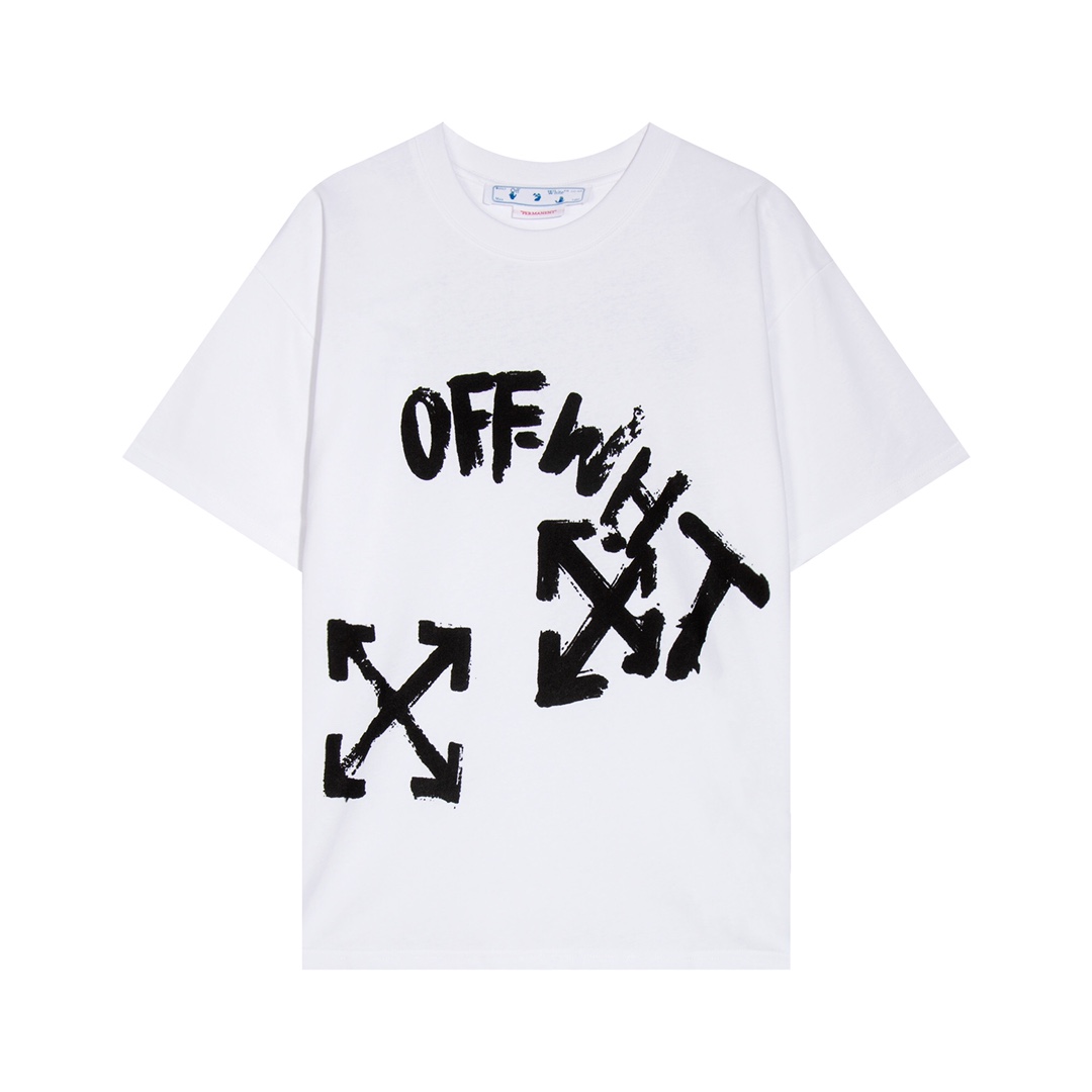 170 Off White 2023春夏新品徽标箭头短袖T恤