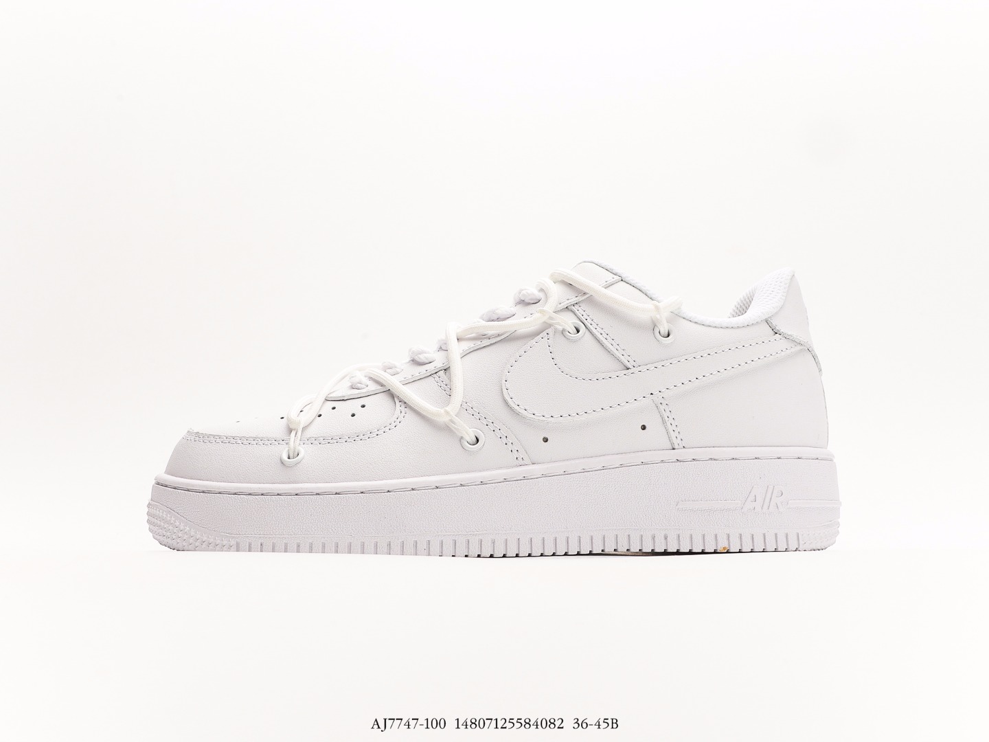 Nike Nike Air Force 1 Low Supreme co-branded limitada Air Force 1 Pink lowtop versátil casual sneake