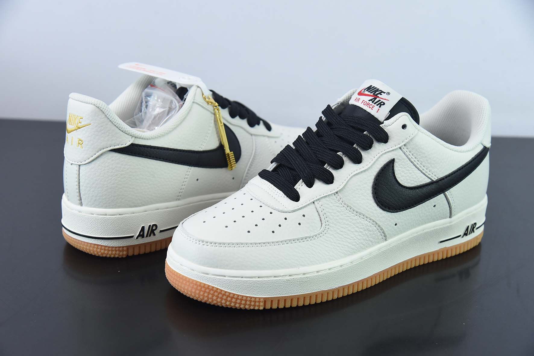 Nk Air Force 1'07 Low 奶油黑 空军一号低帮休闲板鞋 货号：ML2022-116