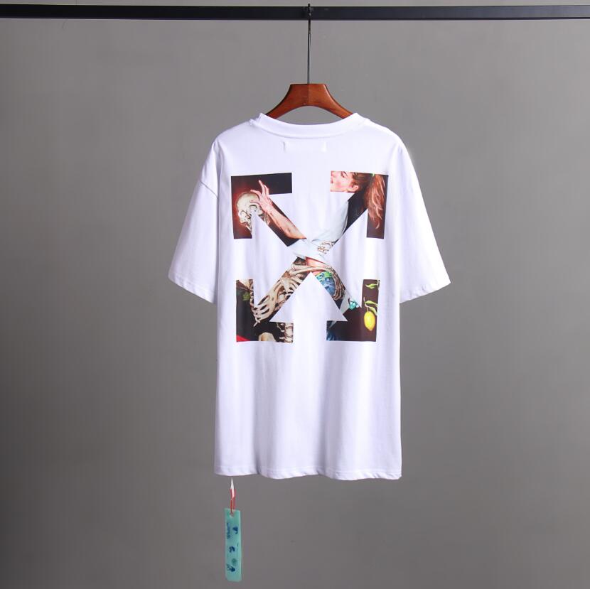 170 高版本OFF-WHITE 23ss骷髅与少女油画箭头短袖