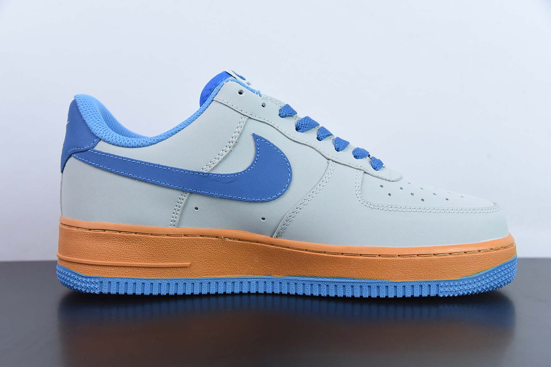 ZAR07189330B Balenciaga x Nike Air Force 1'07 Low "Grey/Blue" Air Force 1 classic low-top versatile casual sports skate…