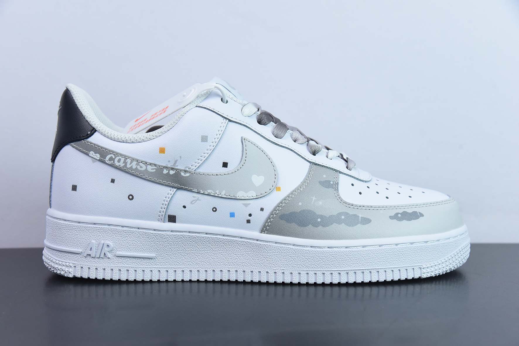 UAT41896944B Nike Air Force 1 Low'07 Cloud colorway Air Force 1 low-top casual skate shoe, item number: CW2288-312, siz…