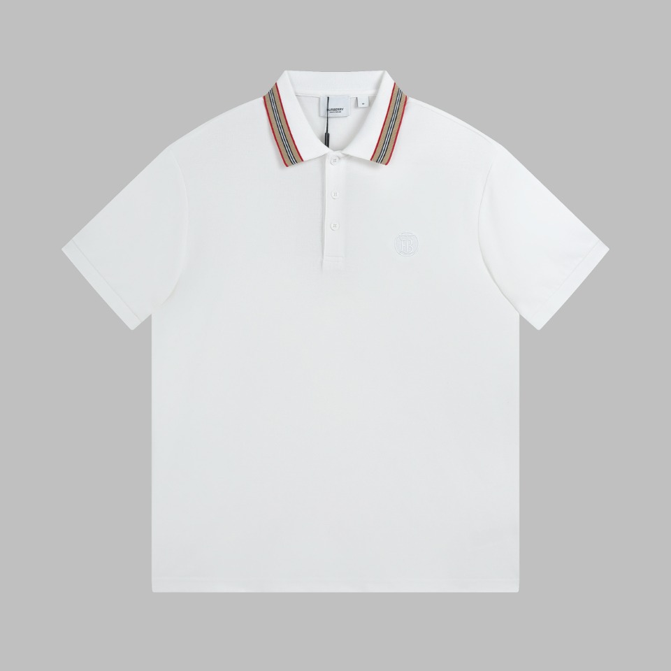 Burberry Luxury
 Clothing Polo Cotton Mesh Cloth