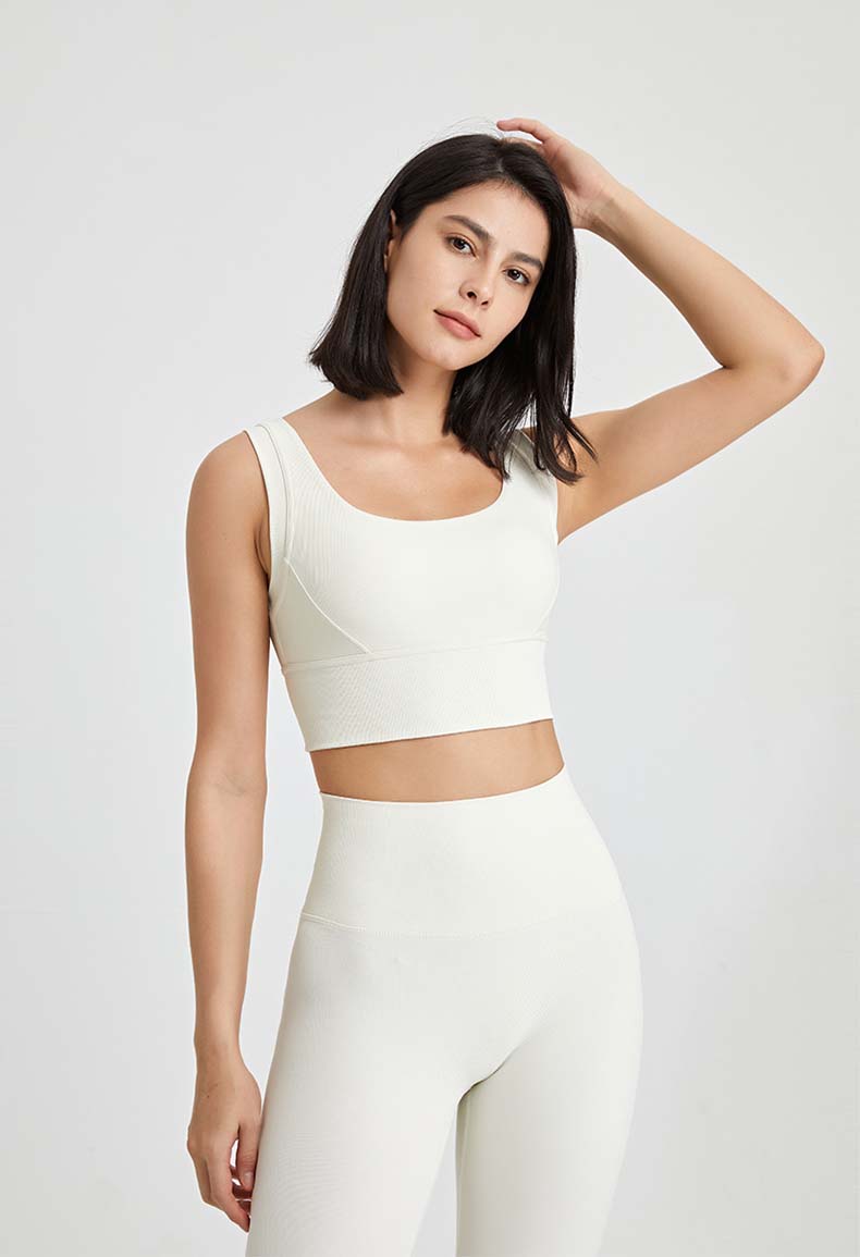 Lululemon sports bra studio white yoga