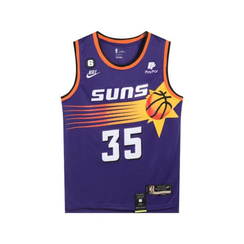 Nike NBA Phoenix Suns Kevin Durant #35 Jersey - Purple, Breathable Mesh