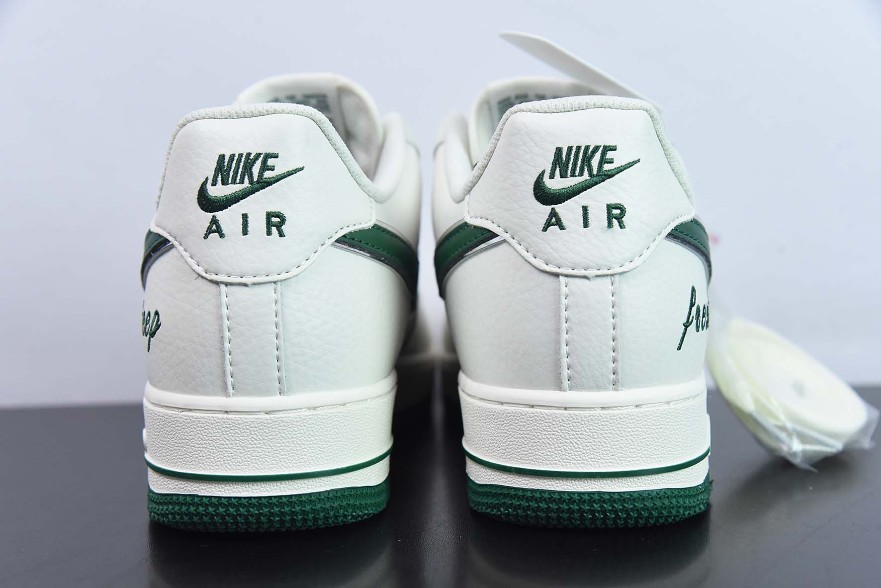 Nike Air Force 1’07 Low"White/Green/Silver"空军一号40周年联名纪念款深绿银小钩 ”货号：BM1996-066