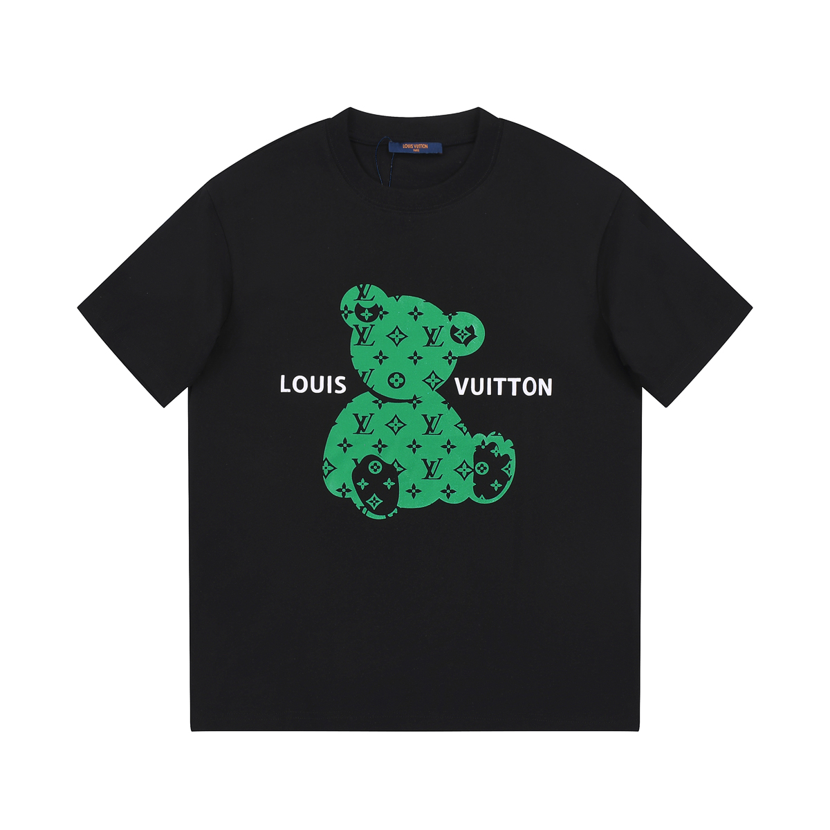 P55 【Nueva colección】 LV/LV 26SS nueva camiseta de primavera-verano en stock! Diseño de estampado de osito de dibujos a…