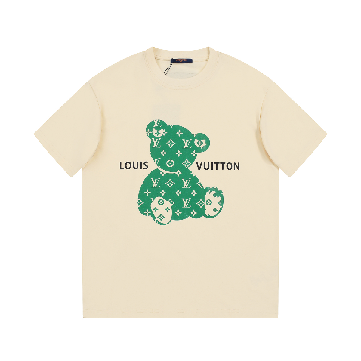 P55 【Nueva colección】 LV/LV 23SS nueva camiseta de primavera-verano en stock! Diseño de estampado de osito de dibujos a…