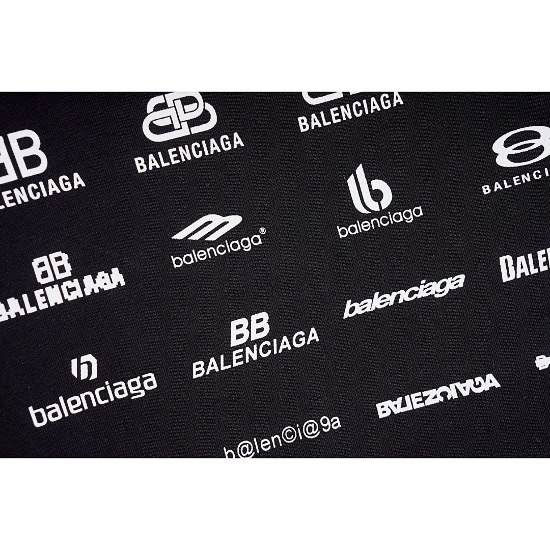 Balenciaga/巴黎世家BLCG 23SS 字母标志logo短袖T恤