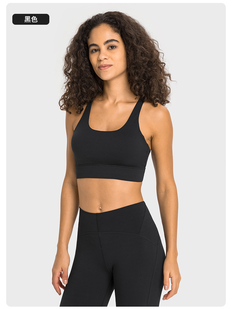 Lululemon sports bra yoga black