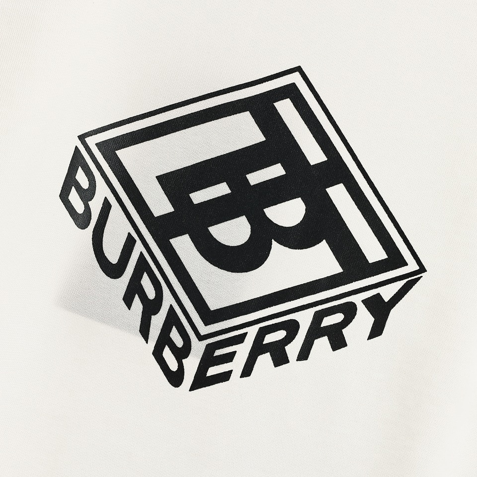 BURBERRY巴宝莉TB字母Logo经典识标印花短袖T恤