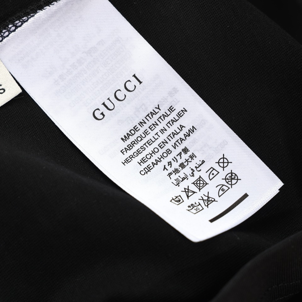 170 Gucci 古驰 2023新款彩虹锋刃印花短袖T恤