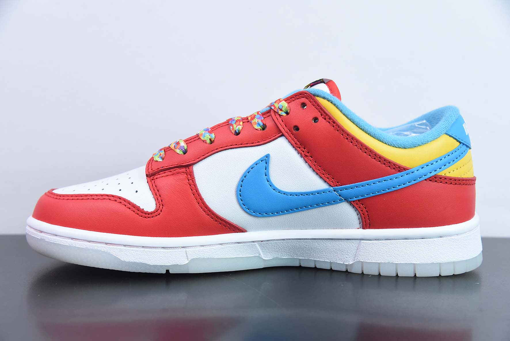 Nike Dunk Low "Fruity Pebbles"詹姆斯联名 水果麦低帮运动鞋 货号:DH8009-600