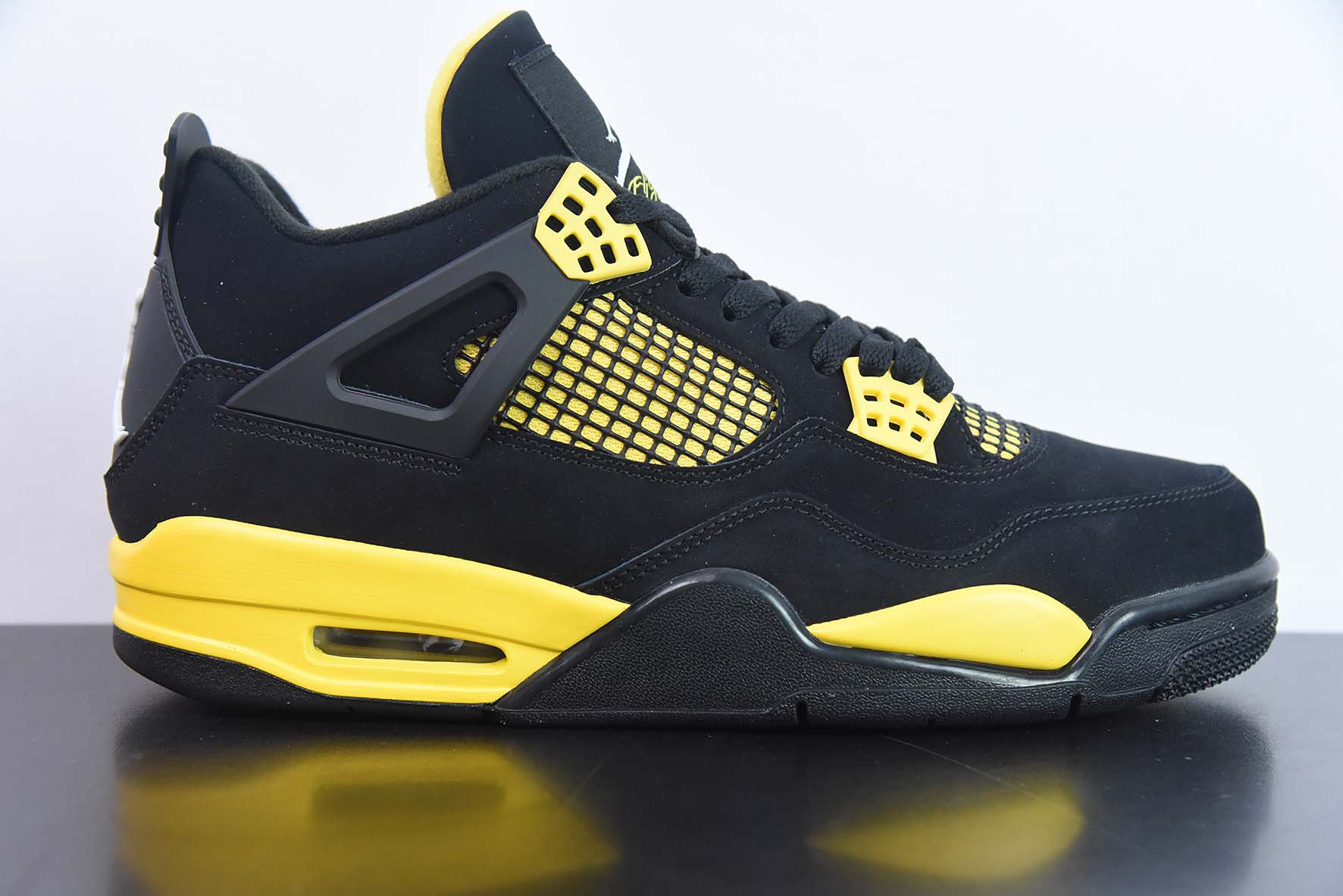 Air Jordan 4 Retro " Thunder " AJ4 乔4 黑黄 雷公 男子文化篮球鞋 DH6927-017