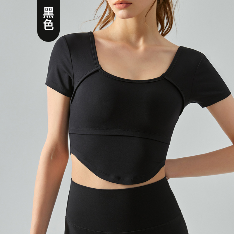 Lululemon t-shirt training brown yoga