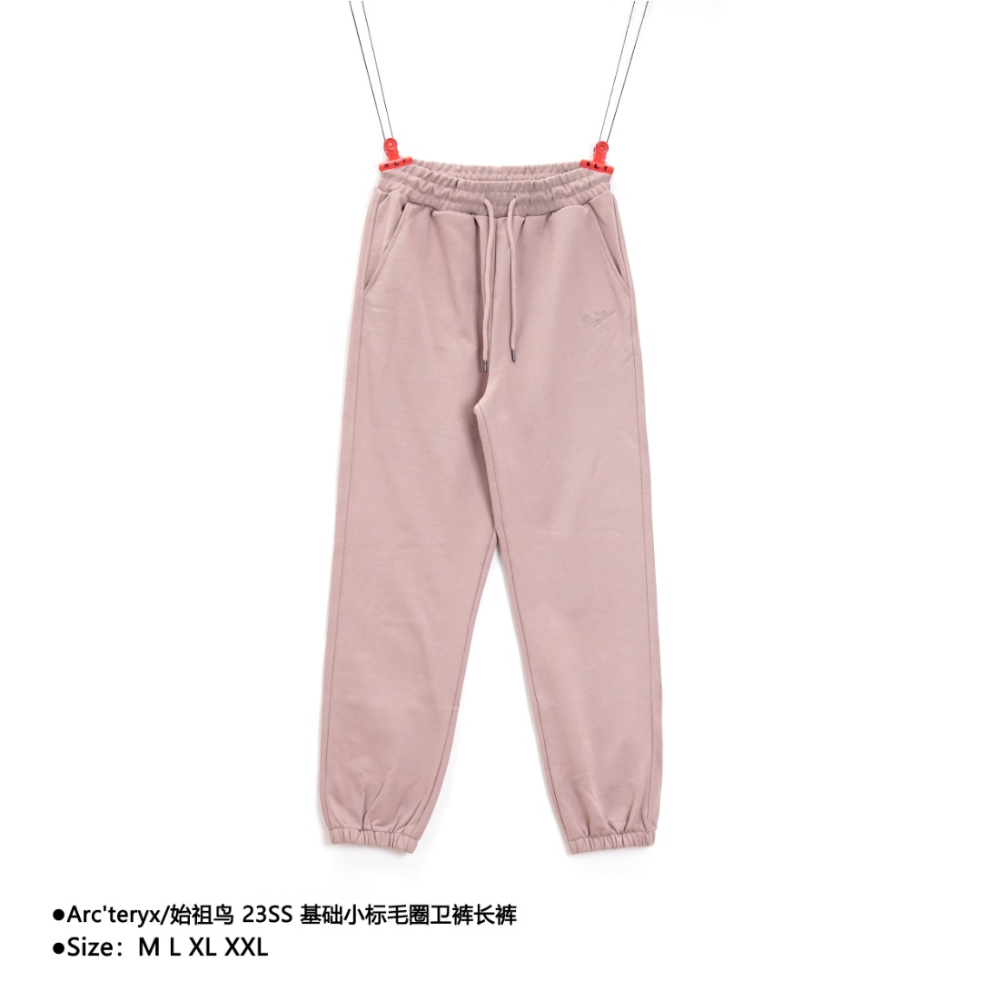 Arc'teryx/始祖鸟 23SS基础小标毛圈卫裤长裤 全身立体裁剪.甄选纯棉毛圈面料,原版小刺绣Logo,基础百搭,大厂代工,三标齐全! 款式编号:A-56056056022