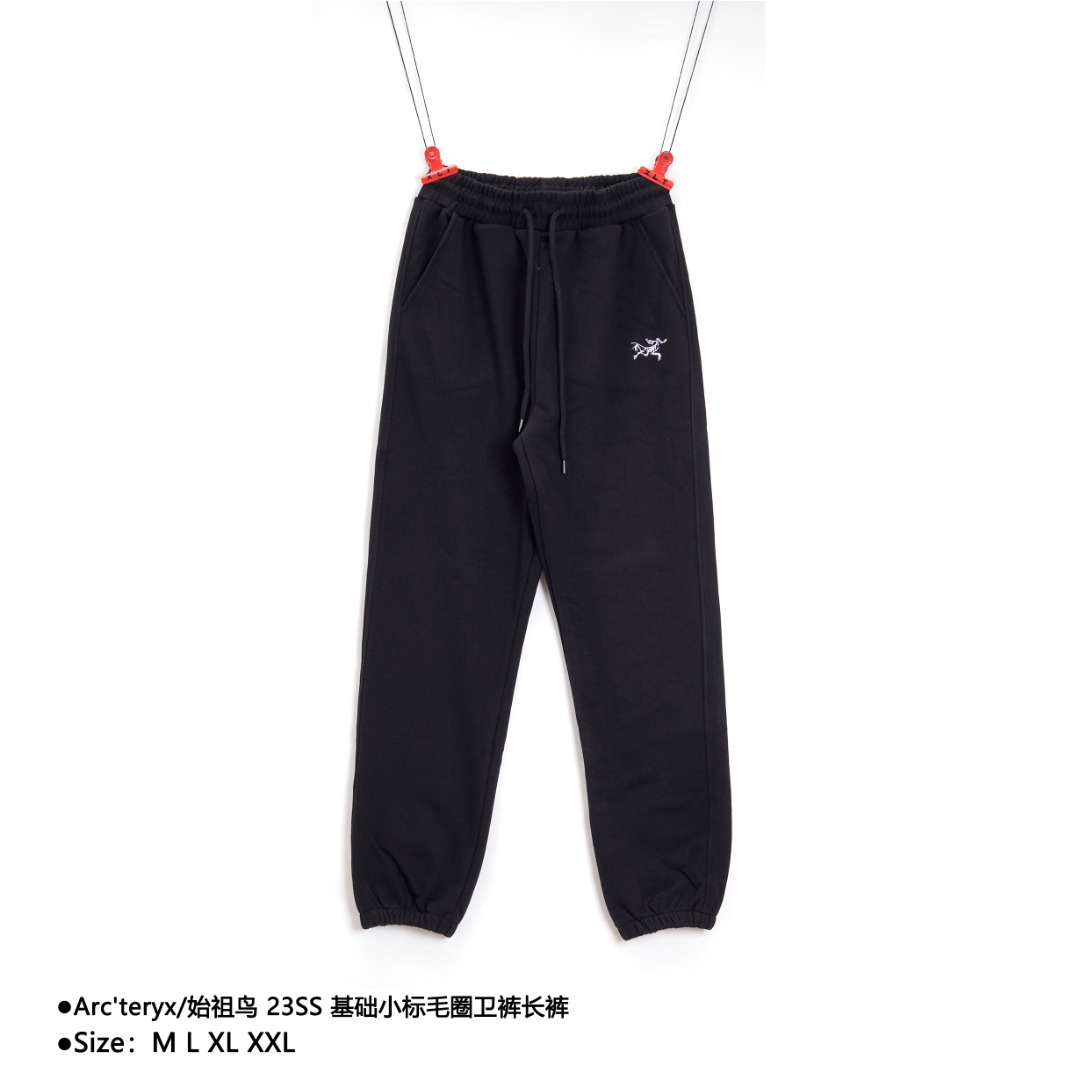 Arc'teryx/始祖鸟 23SS基础小标毛圈卫裤长裤 全身立体裁剪.甄选纯棉毛圈面料,原版小刺绣Logo,基础百搭,大厂代工,三标齐全! 款式编号:A-56056056022