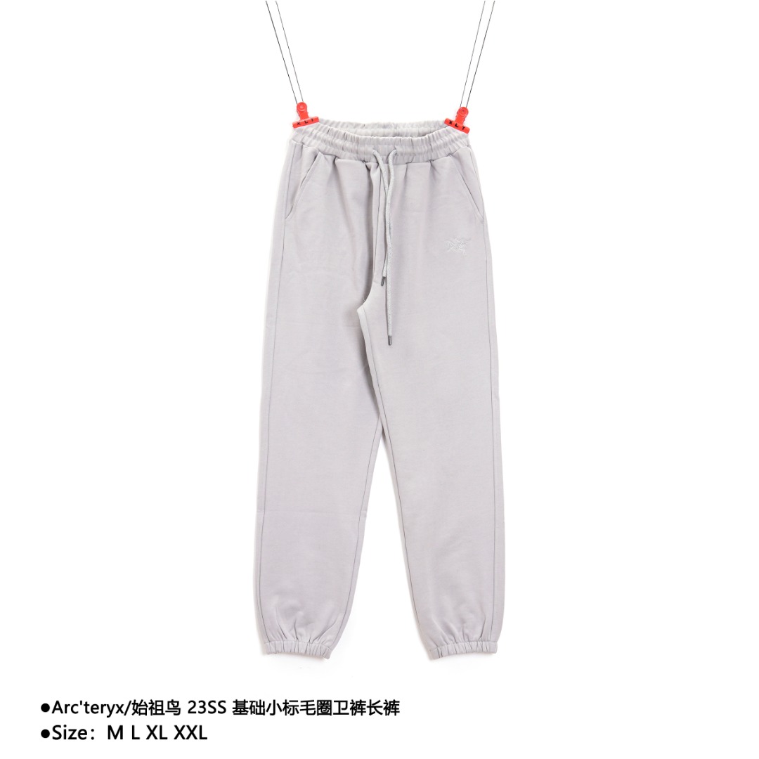 Arc'teryx/始祖鸟 23SS基础小标毛圈卫裤长裤 全身立体裁剪.甄选纯棉毛圈面料,原版小刺绣Logo,基础百搭,大厂代工,三标齐全! 款式编号:A-56056056022