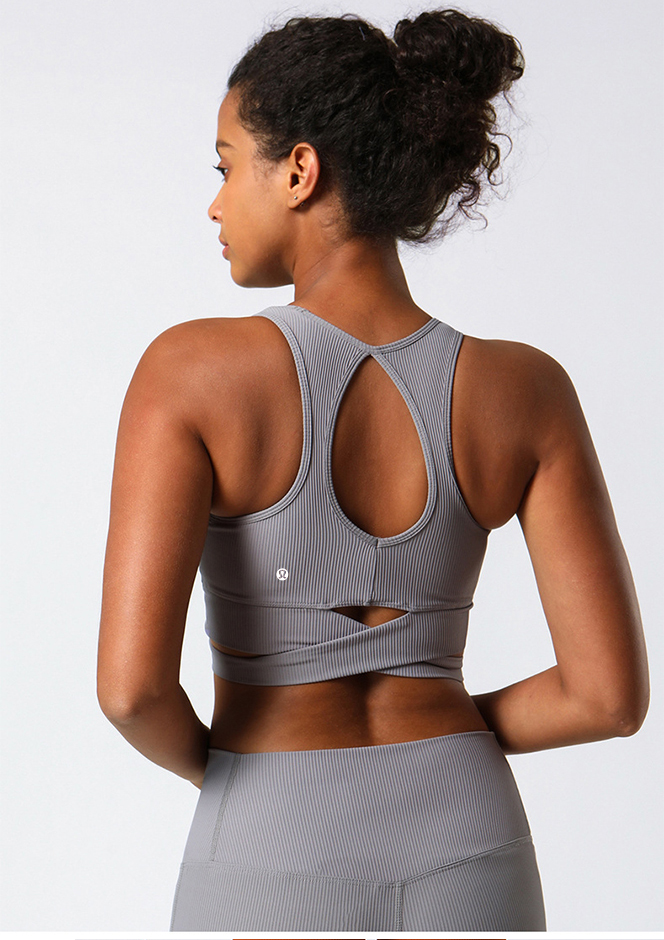 Lululemon sports bra yoga red-orange