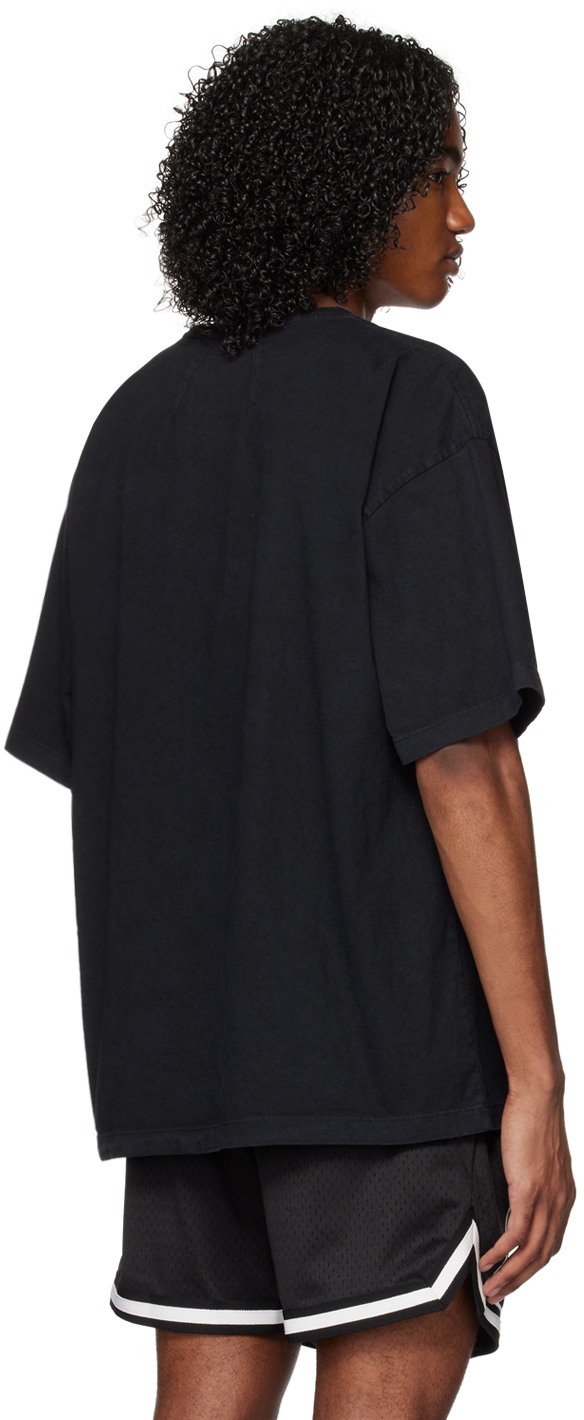 短袖, T恤 - RHUDE Black 'Come Second' TShirt 人像肖像搖滾VINTAGE印花短袖T恤