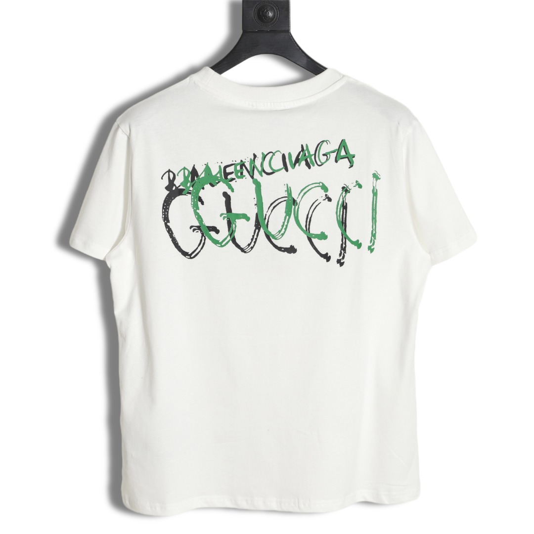 170 BalenciagaGucci 巴黎世家古驰联名 白绿