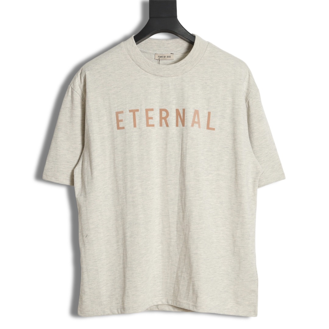 160 Fear of God FOG 主线 第八季永恒系列ETERNAL字母短袖T恤