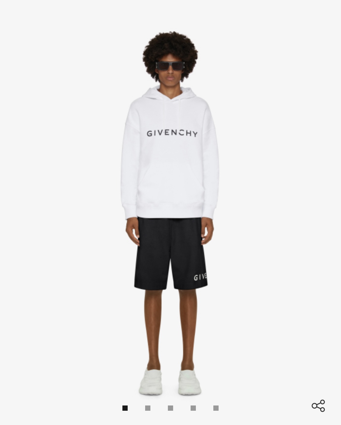 上身素材# Givenchy/纪梵希 单刺绣印花短裤
