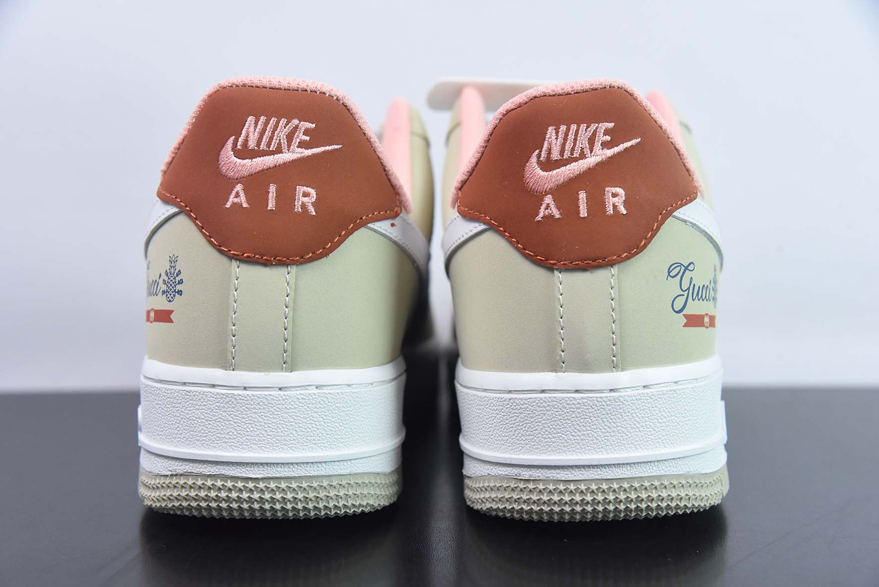 NIke Air Force 1 '07 Low “古驰联名--卡其灰拼接”空军一号 货号: 315122-009