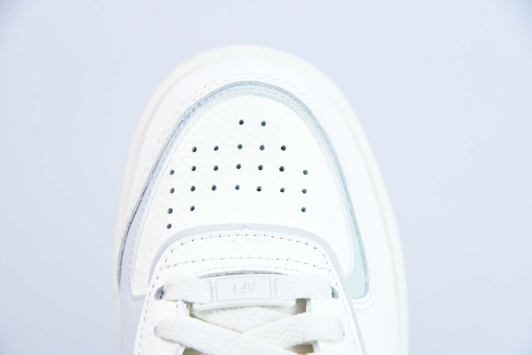 Air Force 1 Shadow"Python"空军一号轻量增高低帮百搭板鞋“蛋糕奶米白深棕鸳鸯钩子”货号：FD0804-100