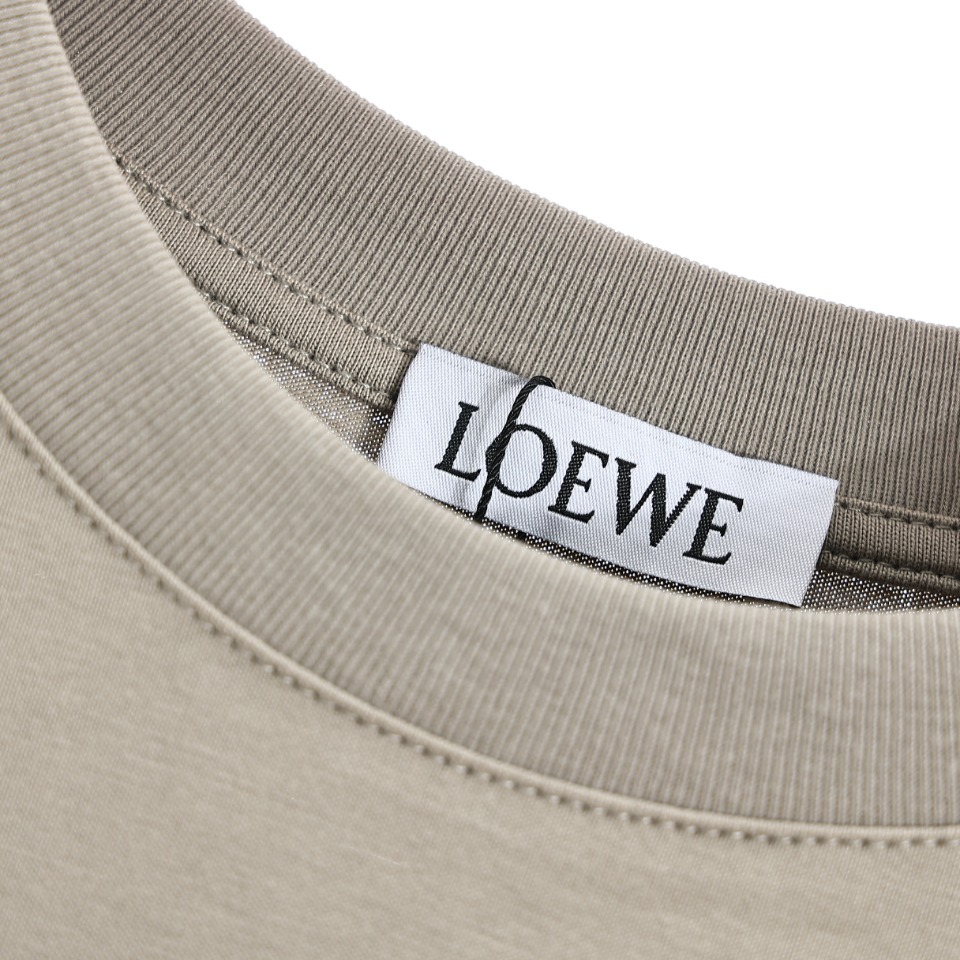 170 Loewe /罗意威 20ss 胸口刺绣短袖T恤 原版操作