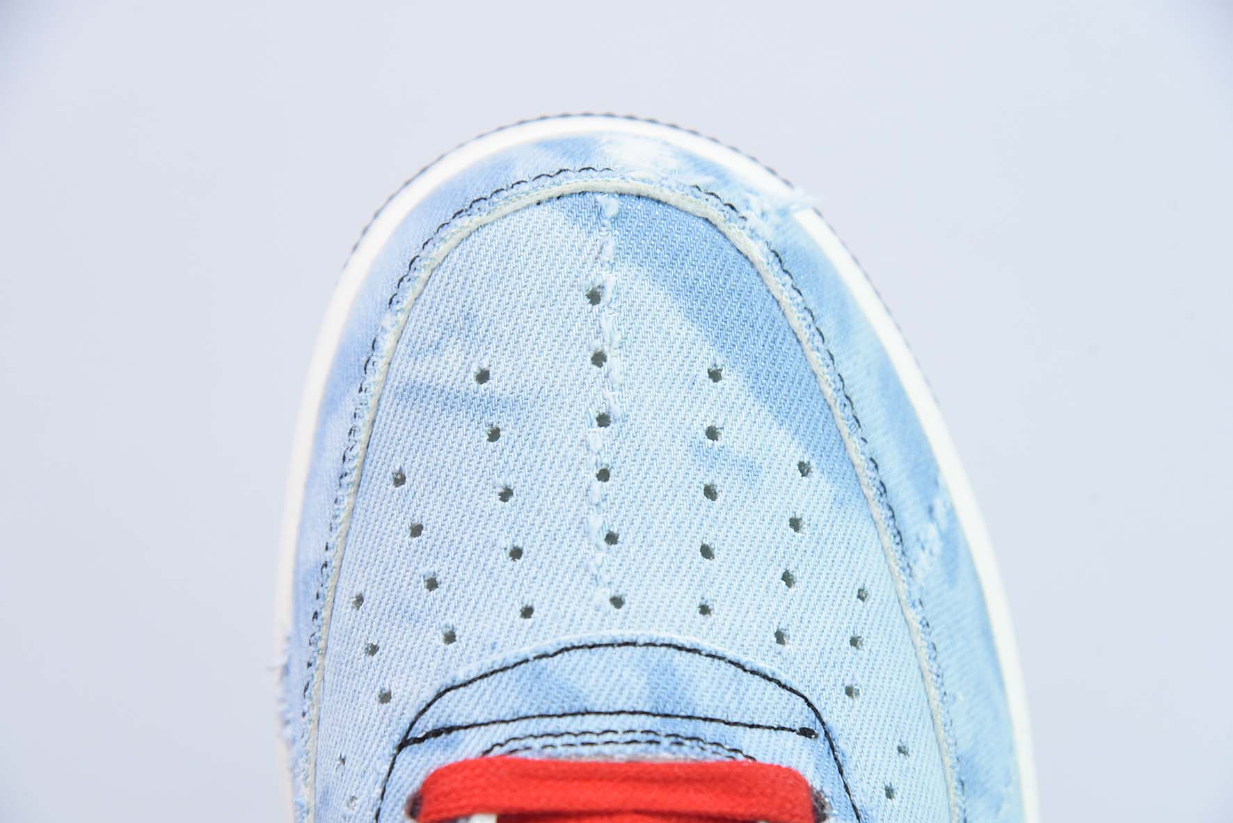 Nk Air Force 1 Low 李维斯联名 牛仔布空军一号低帮休闲板鞋 货号:LE5050-012