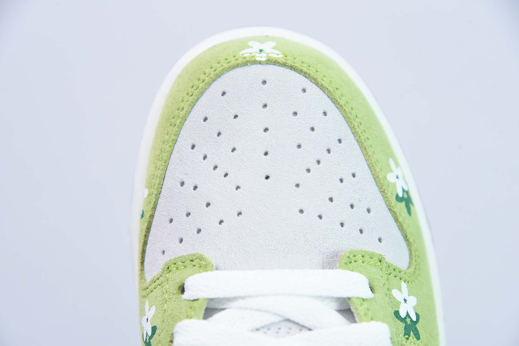 SB Dunk Low SE"85 扣篮系列低帮休闲运动滑板板鞋“花朵苹果绿浅灰深绿蓝双钩” 货号:DO9457-125