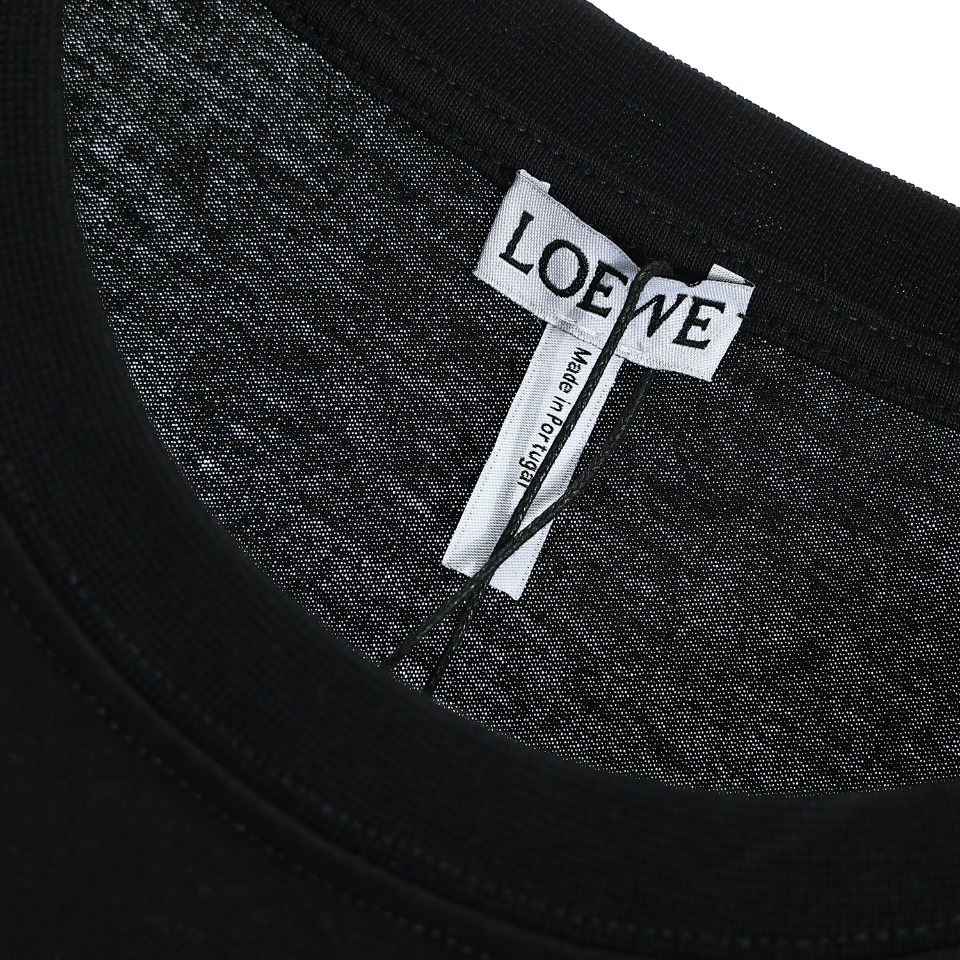 Loewe/罗意威 23ss 胸前彩绘刺绣logo短袖