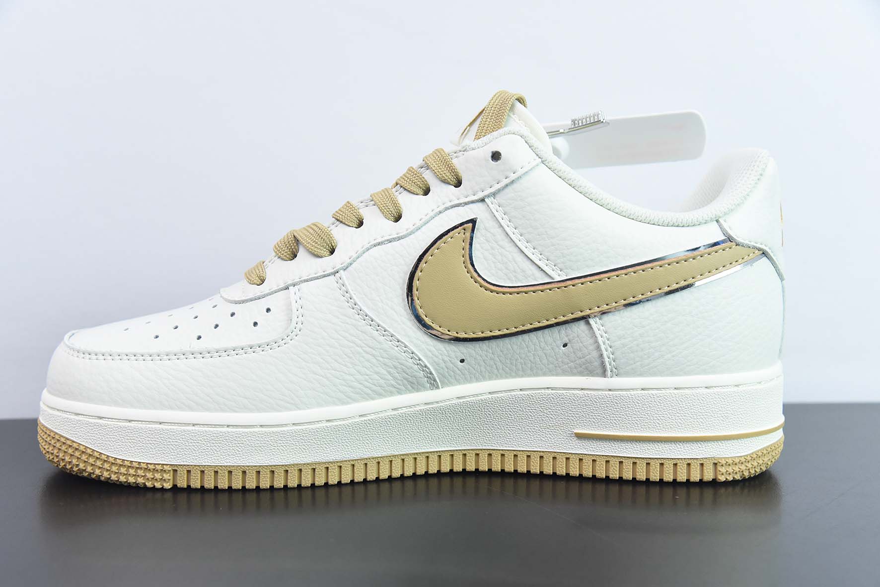 Nike Air Force 1 Low '07 “Keep Fresh”卡其银小勾低帮空军一号低帮运动鞋 货号:BM1996-055