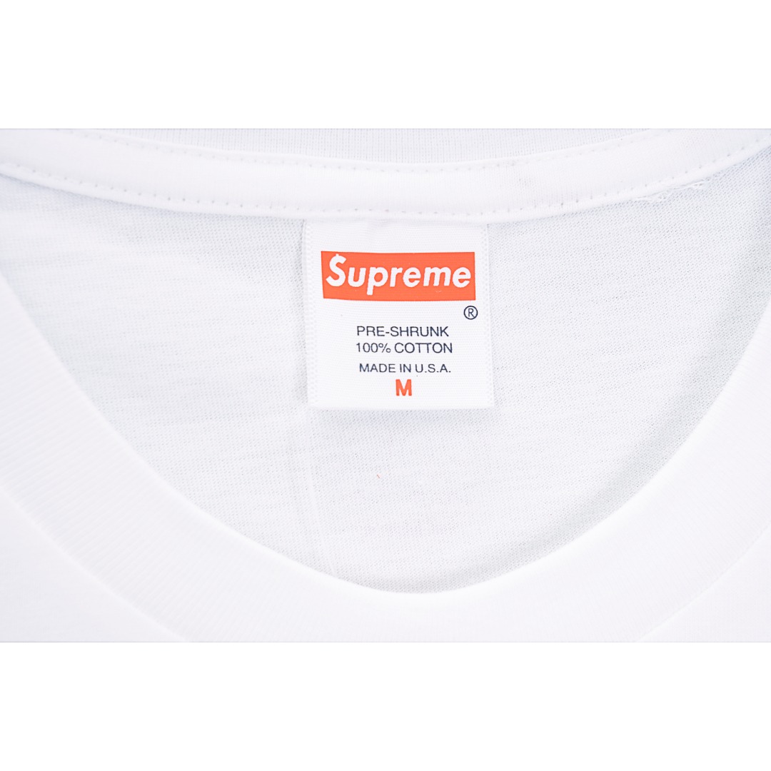 💰120
Supreme 20SS Takashi村上隆 COVID-19 Box Logo Tee赈灾慈善短袖T恤
Size：S M L XL

工艺细节 左右肩骨采用双针锁链线（原版一致）印花采用丝网水性油墨印花（原版一致），重构菲林片低损晒版刮印，区别市场数码印花，胶浆及热墨油固版本。领口采用32支纯棉罗纹，无弹舒适，不易变形。大身采用不需缝合骨的筒织方法，区别会形成侧骨的包缝做法。舒适度/230克+版型/21支 一网打尽。

款式编号：B-5605605613