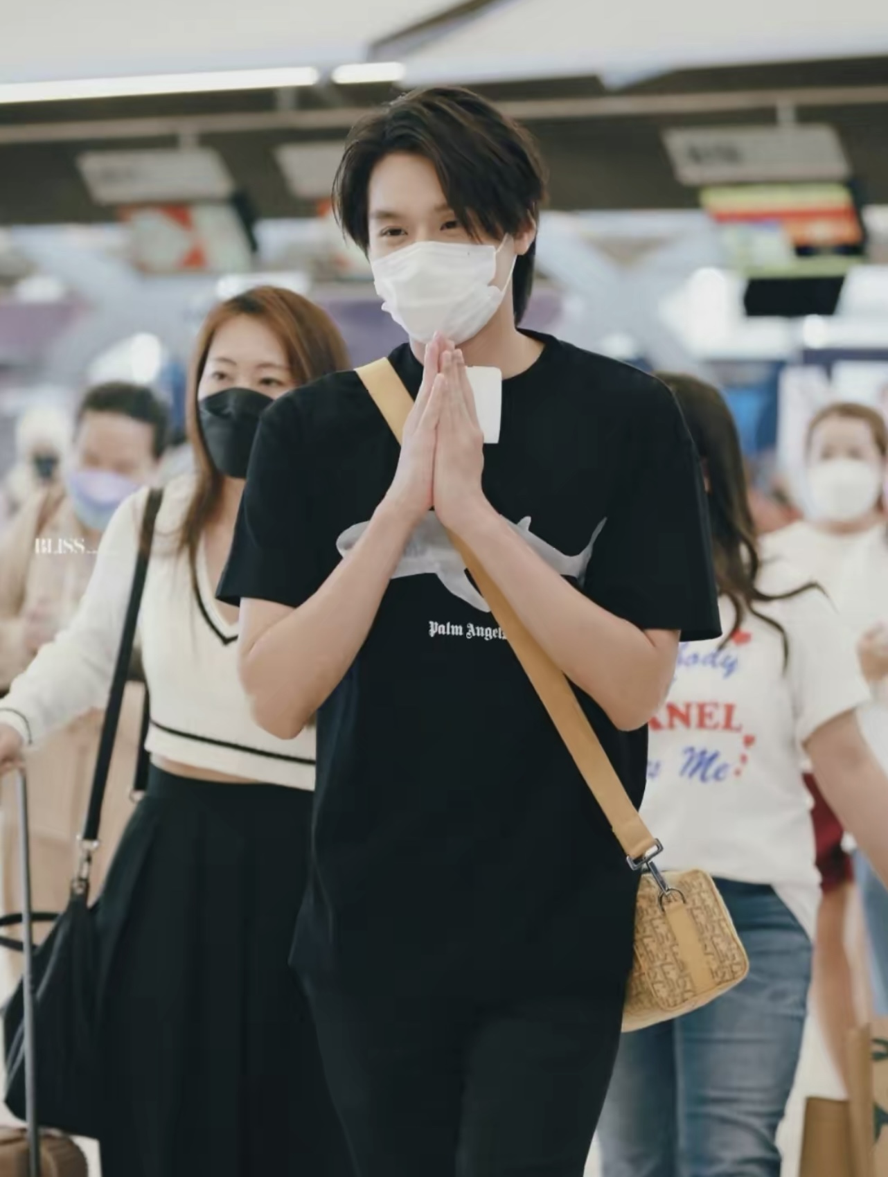 上身素材# plam angels 21ss棕榈天使断头鲨鱼印花圆领短袖T恤