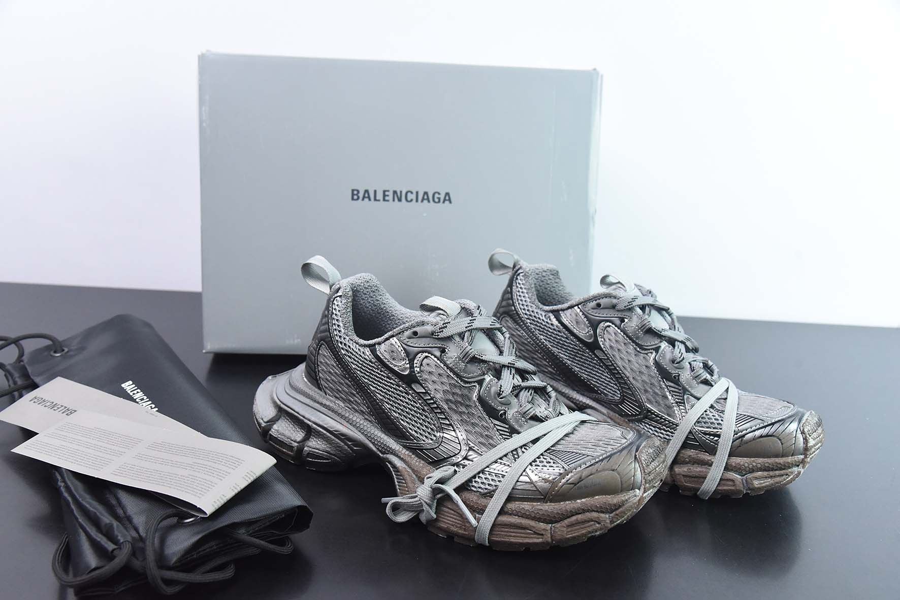 Balenciaga/巴黎世家23新款 XXXL 3XL秀款 复古老爹鞋